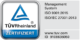 TÜV ISO 9001 und ISO/IEC 27001